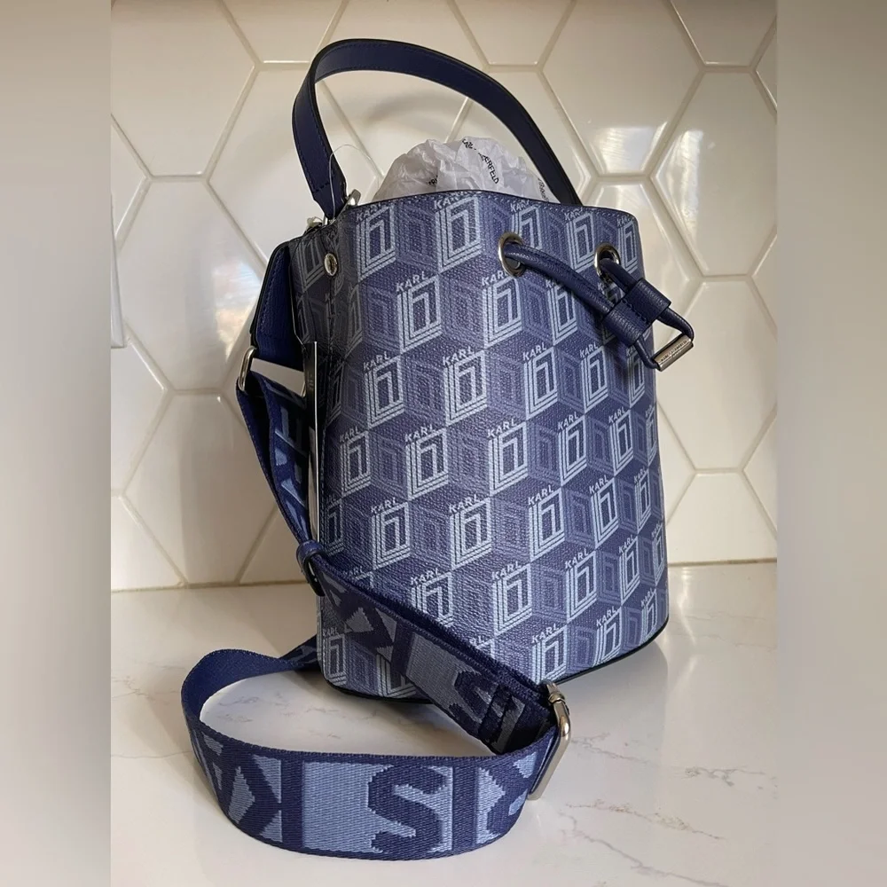 Karl Lagerfeld Indigo Shoulder Bag NWT